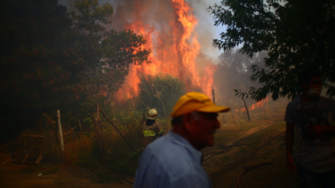 Alerta preventiva en La Araucanía: Hay seis incendios activos