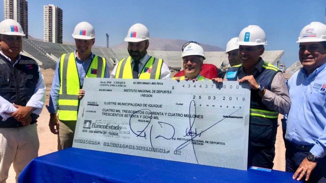 Entregan 4.344 millones para terminar construcción del Estadio Tierra de Campeones