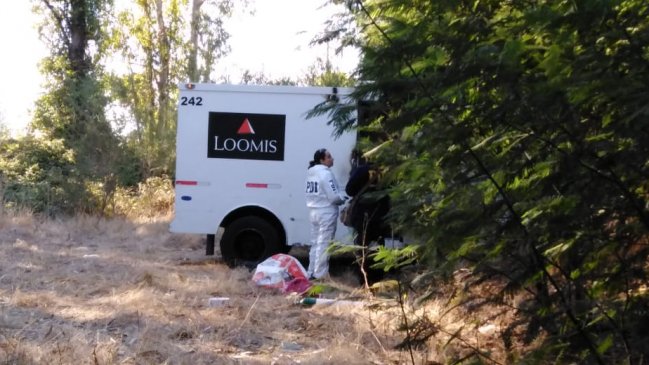 Capturan a dos sospechosos por robo a camión de valores en Talcahuano