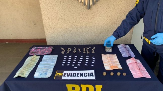 Chillán: Descubren drogas en detención de prófugo por robo