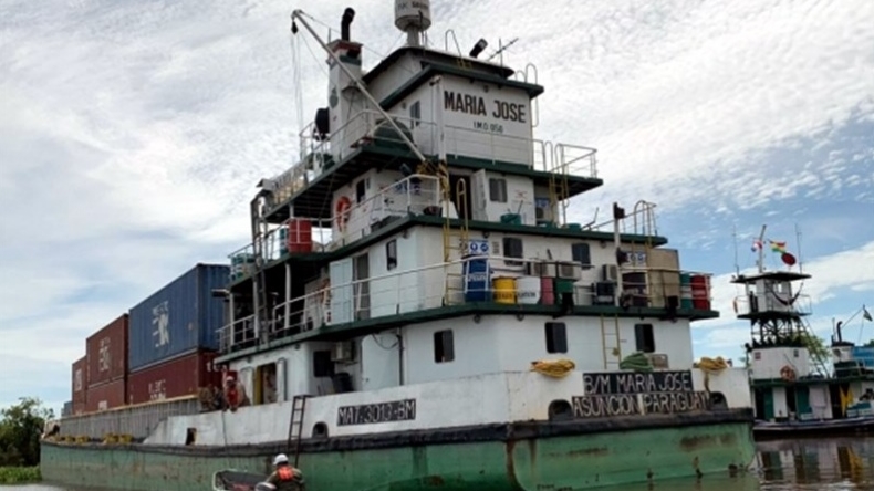 Barco llegó a Bolivia y fue aplaudido por los empresarios locales