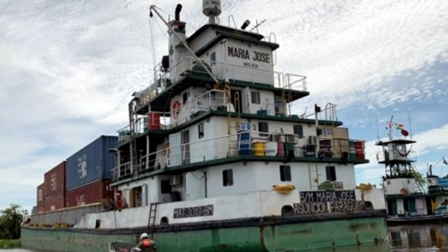 Barco llegó a Bolivia y fue aplaudido por los empresarios locales