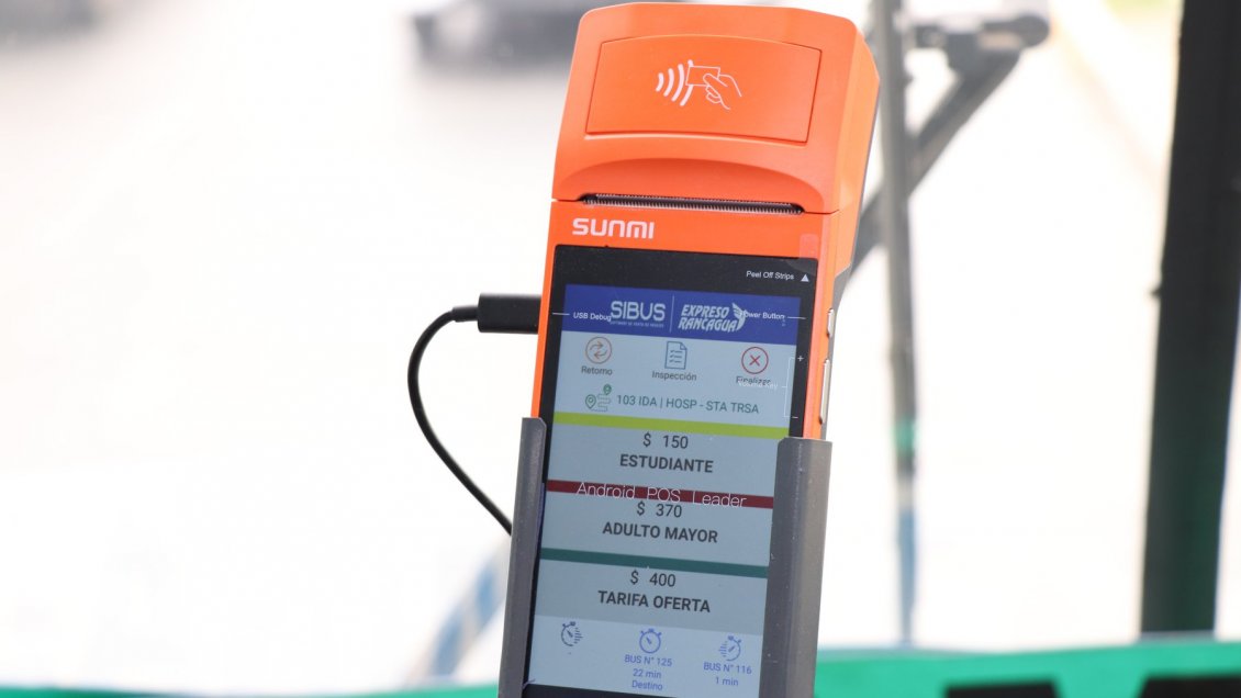 Implementan boleto electrónico en línea de micros en Rancagua