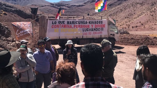 Ordenan no bloquear camino de acceso a minera Maricunga de Kinross