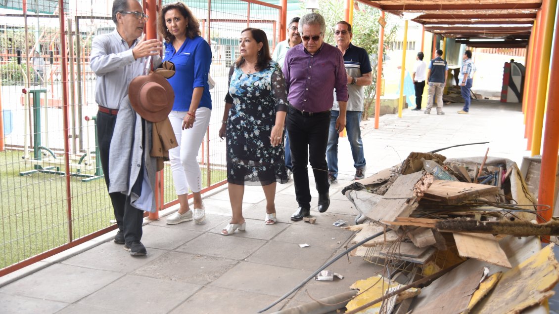 Arica: Comunidad educativa de Escuela América acuerda no retomar las clases pese a trabajos de limpieza