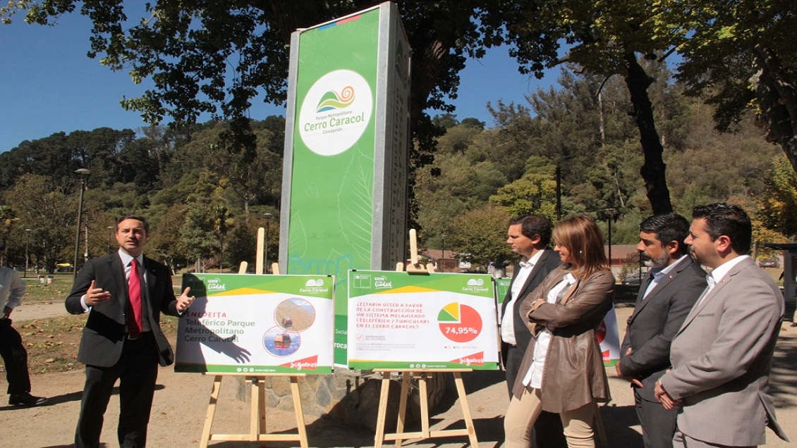 Ingresan a evaluación futuro proyecto de teleférico para el Cerro Caracol en Concepción
