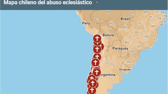 Presentan mapa del abuso sexual eclesiástico en Chile