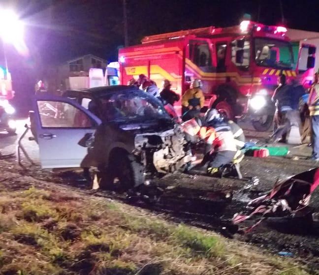 Joven conductor falleció tras choque frontal en la Región de Los Lagos