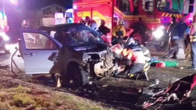Joven conductor falleció tras choque frontal en la Región de Los Lagos