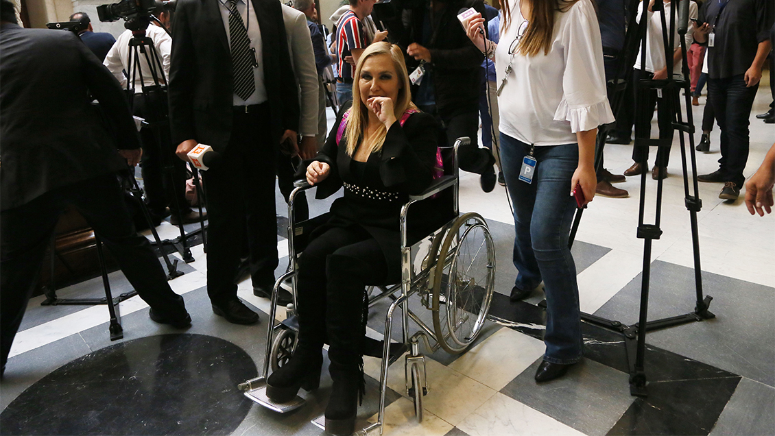 Pamela Jiles sufrió grave fractura: 