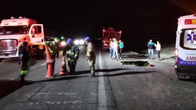 Hombre falleció tras ser atropellado por un camión en La Tirana