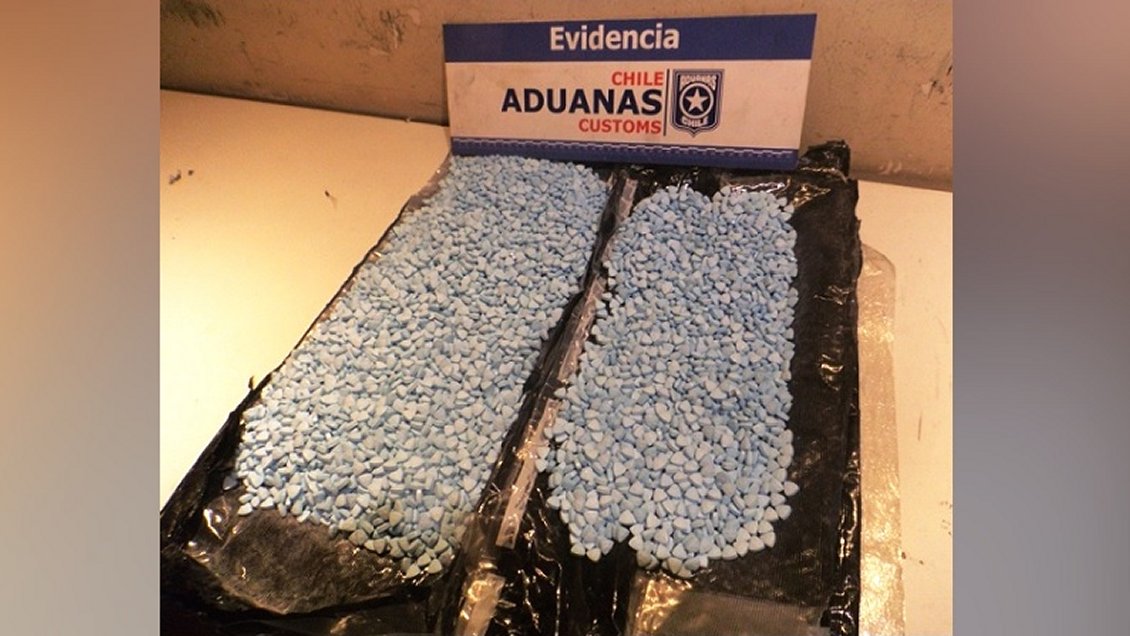 Turista intentó entrar a Chile con 6.200 pastillas de éxtasis