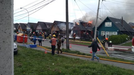   Las imágenes que deja la caída de una avioneta sobre un domicilio en Puerto Montt 