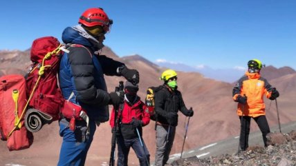  Simularon rescate de cinco personas en el Volcán Lascar  