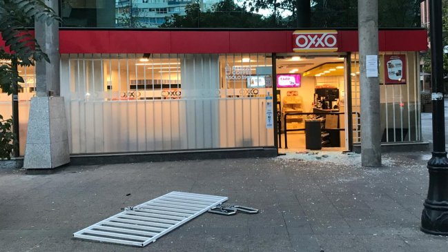 Robo frustrado afectó a minimarket en Providencia