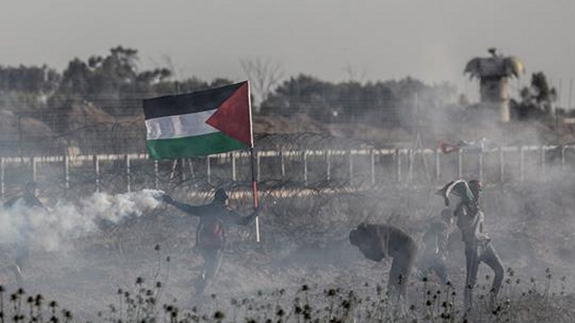Diecinueve palestinos resultaron heridos tras protestas en Gaza
