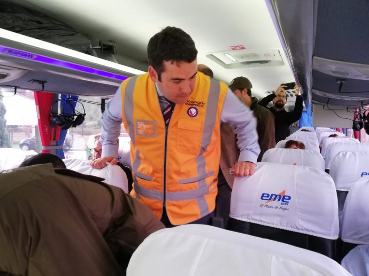 Fiscalización: Nueve buses fueron sacados de circulación durante el feriado largo en Ñuble