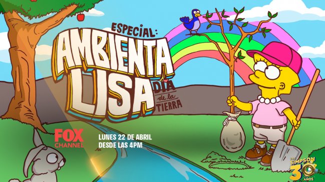 Lisa Simpson protagonizará especial del Día de la Tierra