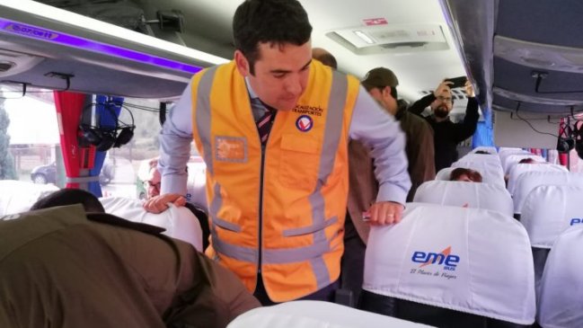 Fiscalización: Nueve buses fueron sacados de circulación durante el feriado largo en Ñuble