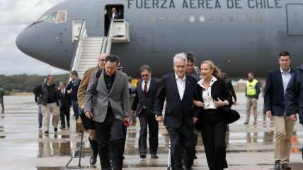  Presidente Piñera hizo escala en Madrid en su viaje a China  