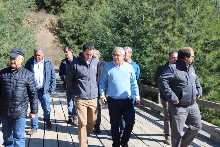 Autoridades realizan visita técnica a zona donde se pretende emplazar el embalse Chillán