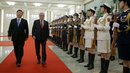  La reunión bilateral entre Piñera y Xi en el Gran Palacio del Pueblo  