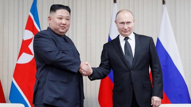 Kim Jong-un y Vladimir Putin se encuentran por primera vez en Vladivostok