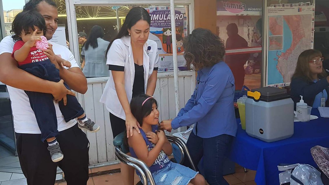 Llaman a vacunarse tras confirmación del primer caso de Influenza A en Arica