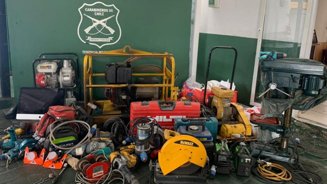 En control de tránsito recuperan especies robadas desde empresa en Mejillones