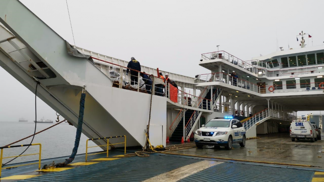 Trabajador falleció tras sufrir accidente en ferry de Punta Arenas