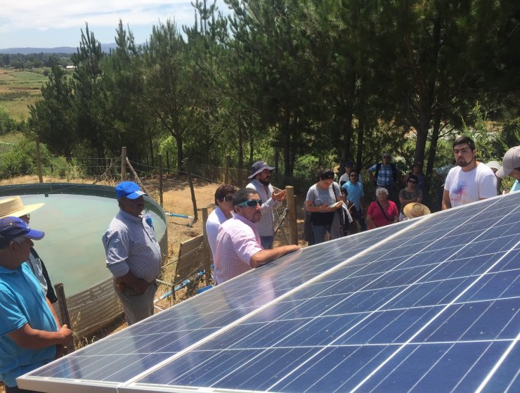 Promueven uso de energías renovables en sistemas de riego en Ñuble