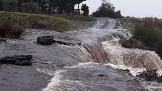 Intenso sistema frontal afecta a la zona sur de la Región de Los Lagos