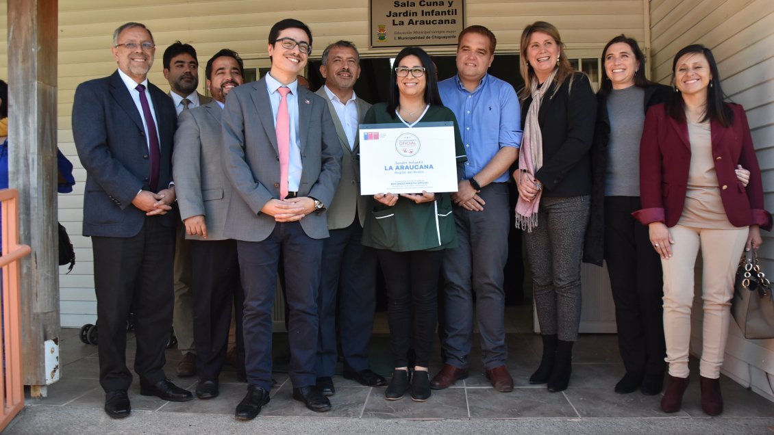 Jardín infantil de Chiguayante recibió certificación Mineduc
