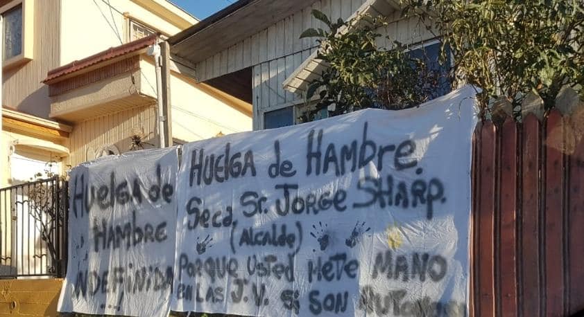Polémica elección de dirigentes vecinales origina una huelga de hambre en Valparaíso