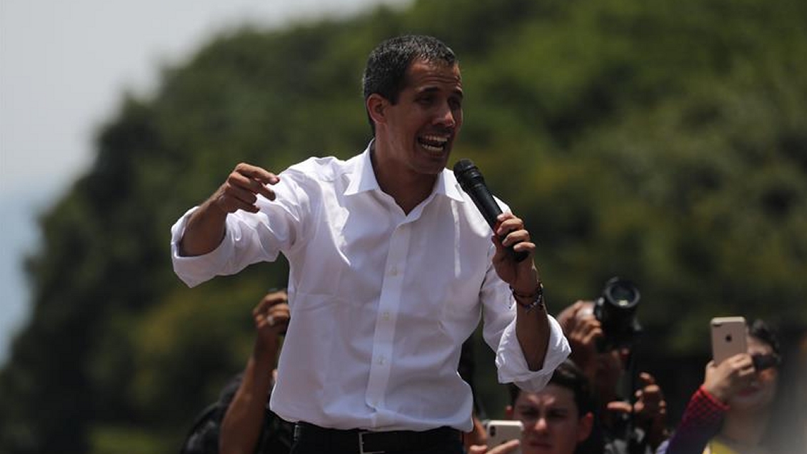 Guaidó llamó a un paro nacional en Venezuela para la próxima semana