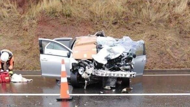 Accidente entre un vehículo y un camión dejó un fallecido en la Ruta de la Madera