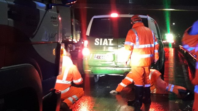 Un motociclista muerto y dos carabineros heridos en dos accidentes en Chillán