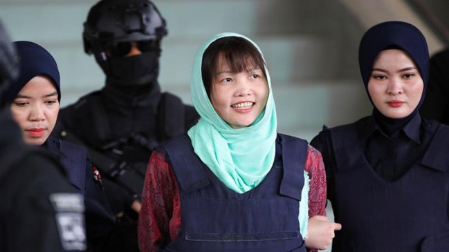 Malasia liberó a la única hallada culpable por el asesinato del hermano de Kim Jong-un