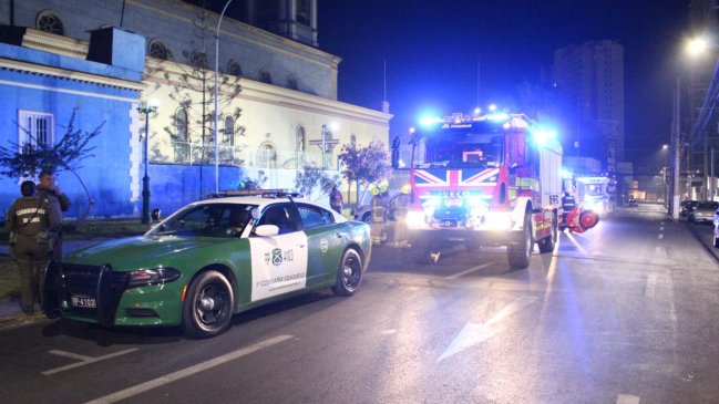 Ataque incendiario afectó a la Catedral de Iquique, inmueble con más de 130 años