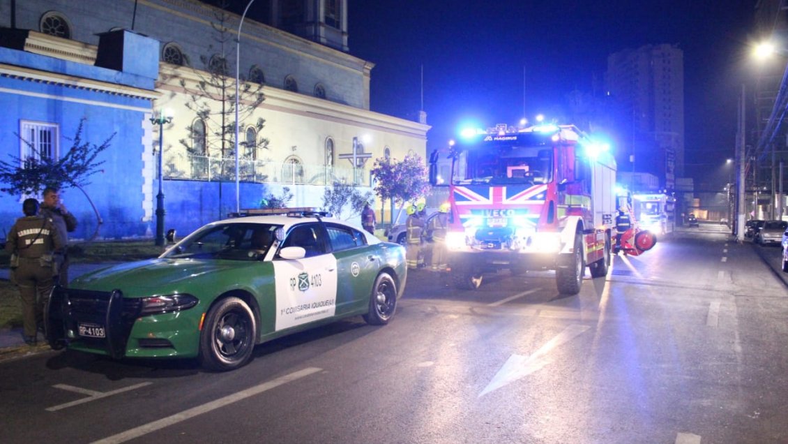 Ataque incendiario afectó a la Catedral de Iquique, inmueble con más de 130 años