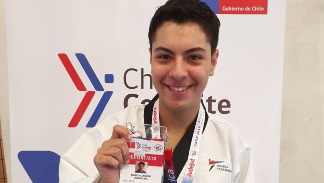 Judejut 2019: Miguel Jara consiguió la medalla de oro para Arica en el taekwondo