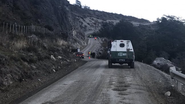 Carretera Austral: Una persona murió al caer su auto en una quebrada