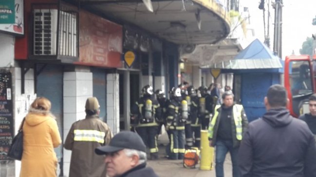 Explosión de gas en galería de Chillán dejó tres heridos