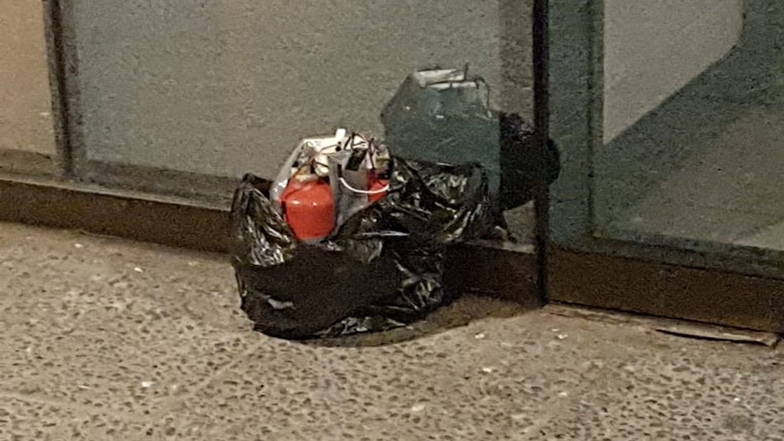 Objetos sospechosos movilizaron al GOPE en Providencia