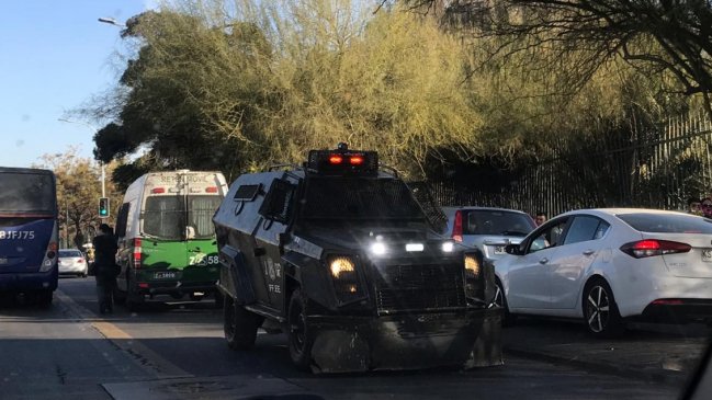 Con fuerte presencia policial se realizó 