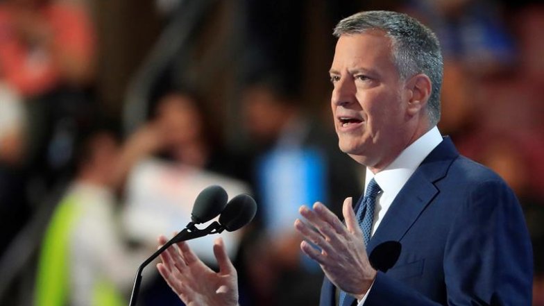Trump asegura que De Blasio es 