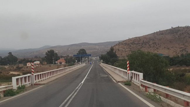MOP cerró puente que une Ovalle con la Ruta 5