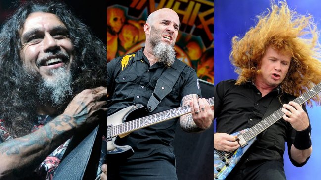 Productora planea cumbre del Big Four en Chile con Slayer, Megadeth y Anthrax