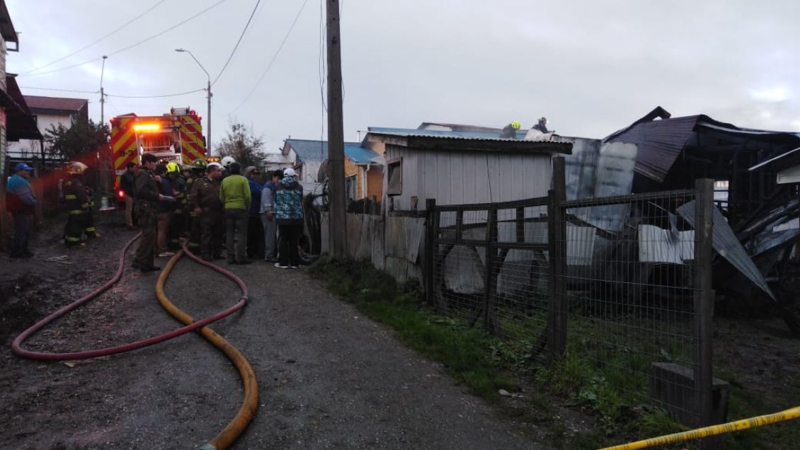 Tercera víctima fatal en incendio en menos de 24 horas en la región de Los Lagos.