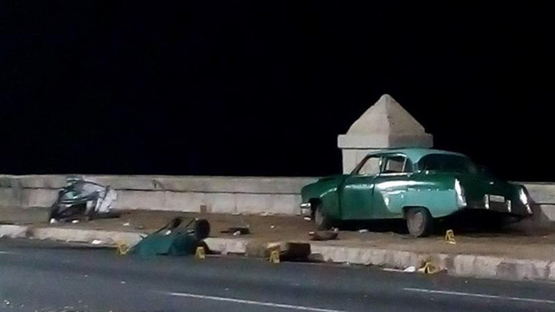 Tres muertos y más de 20 heridos dejó atropello múltiple en el Malecón de La Habana